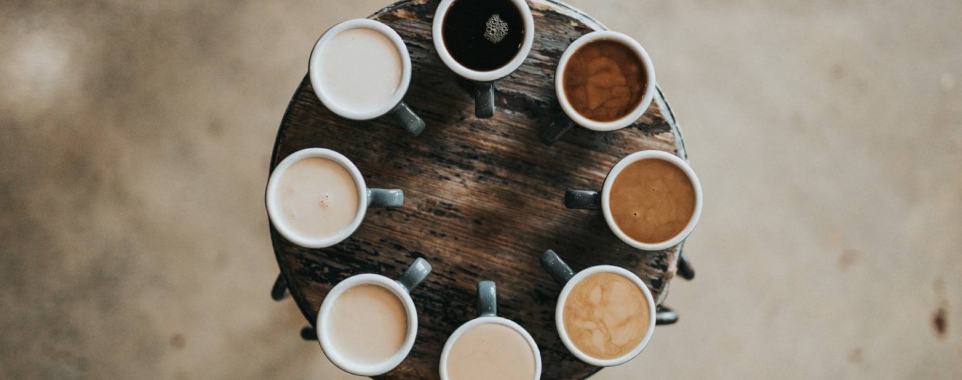 Photo by Nathan Dumlao on Unsplash - 'Different shades of Coffee and Milk'