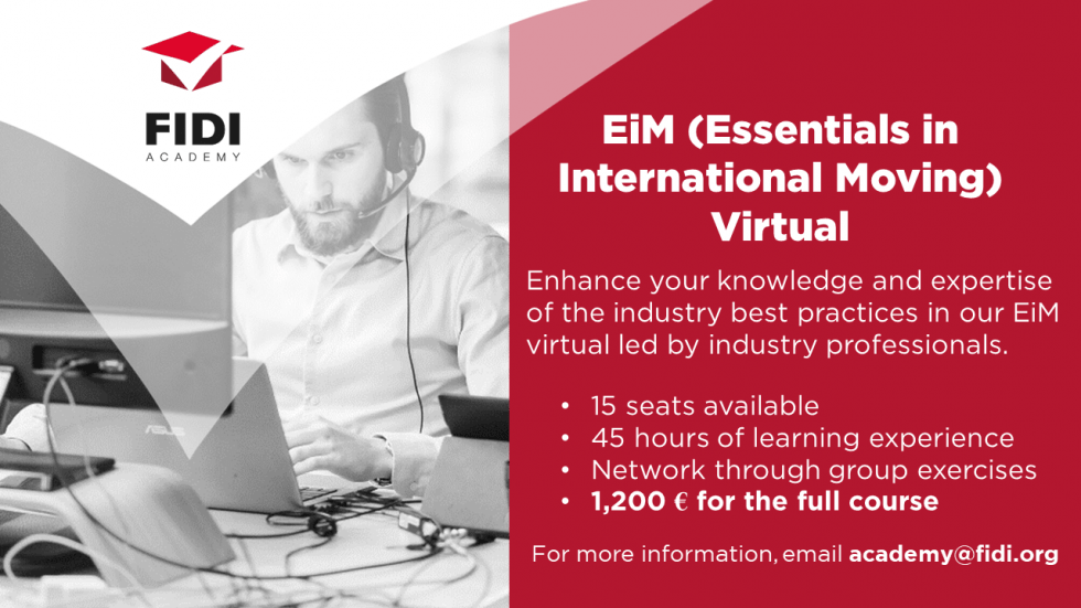EiM  (Essentials in International Moving) **Virtual**
