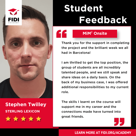Stephen Twilley - Student Tesimonial