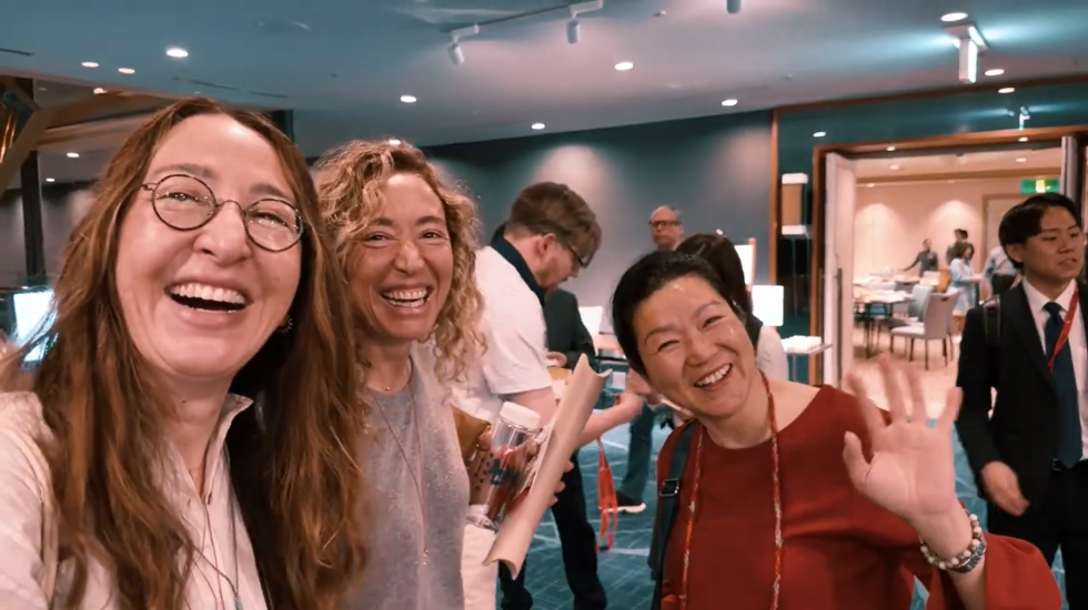 Picture of attendees smiling